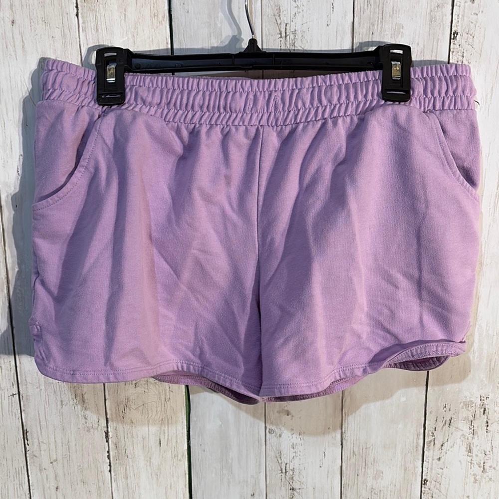 Cat & Jack Purple Athletic Shorts Lightweight Elastic Waist